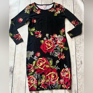 LuLaRoe elegant Debbie dress size large